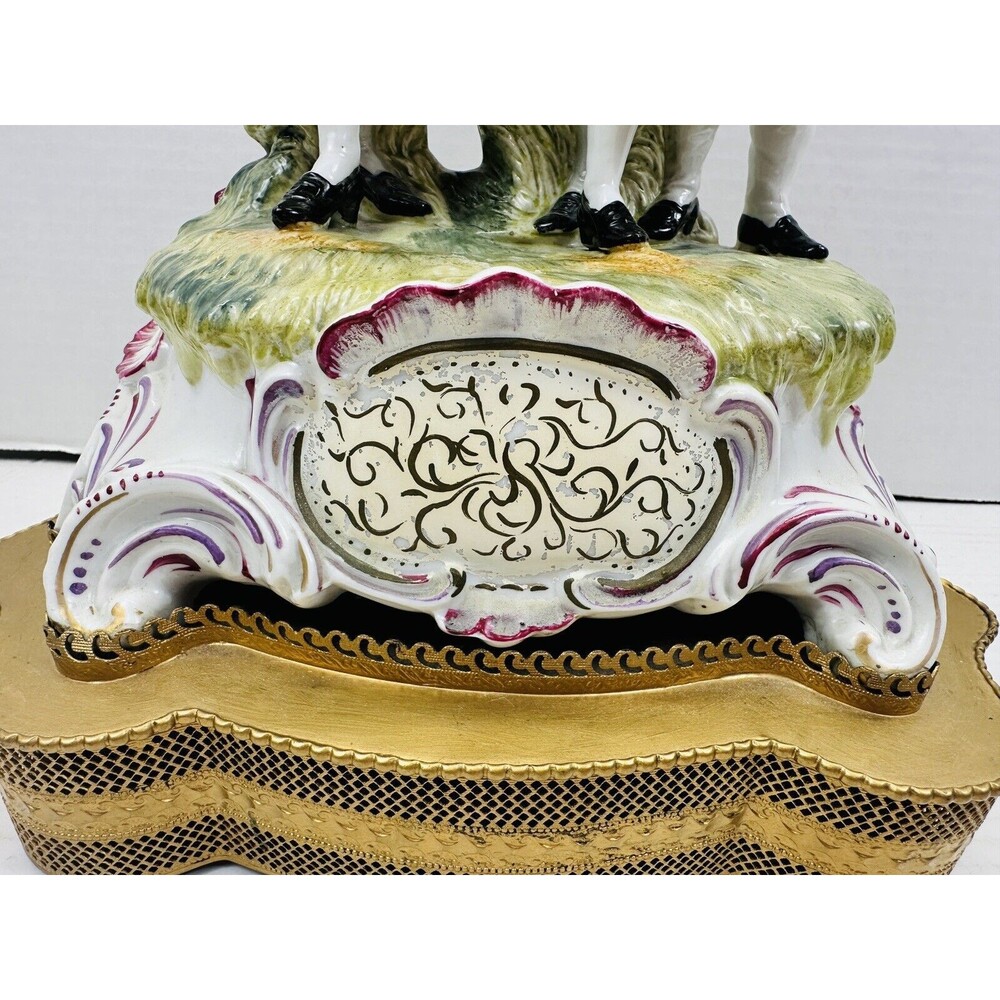 Large Antique Dresden Carl Thieme "Yardley's Old English Lavender" Figurine GUC - Picture 5 of 16